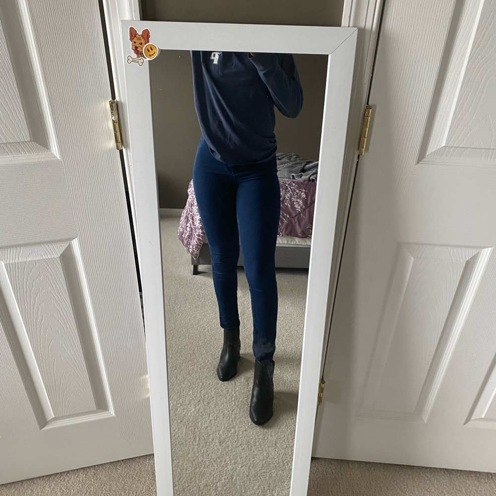 American Apparel blue jeggings